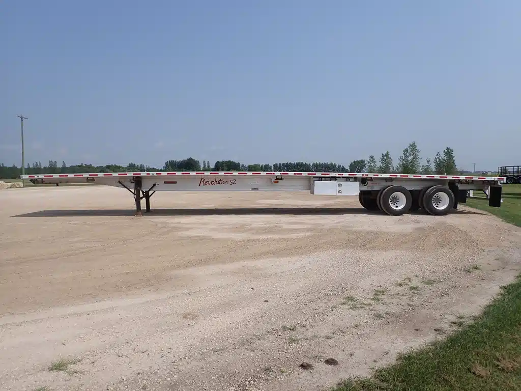 Photo de la Galerie 2 pour 2014 Fontaine 53FT Tandem Aluminum Remorque - Plateforme