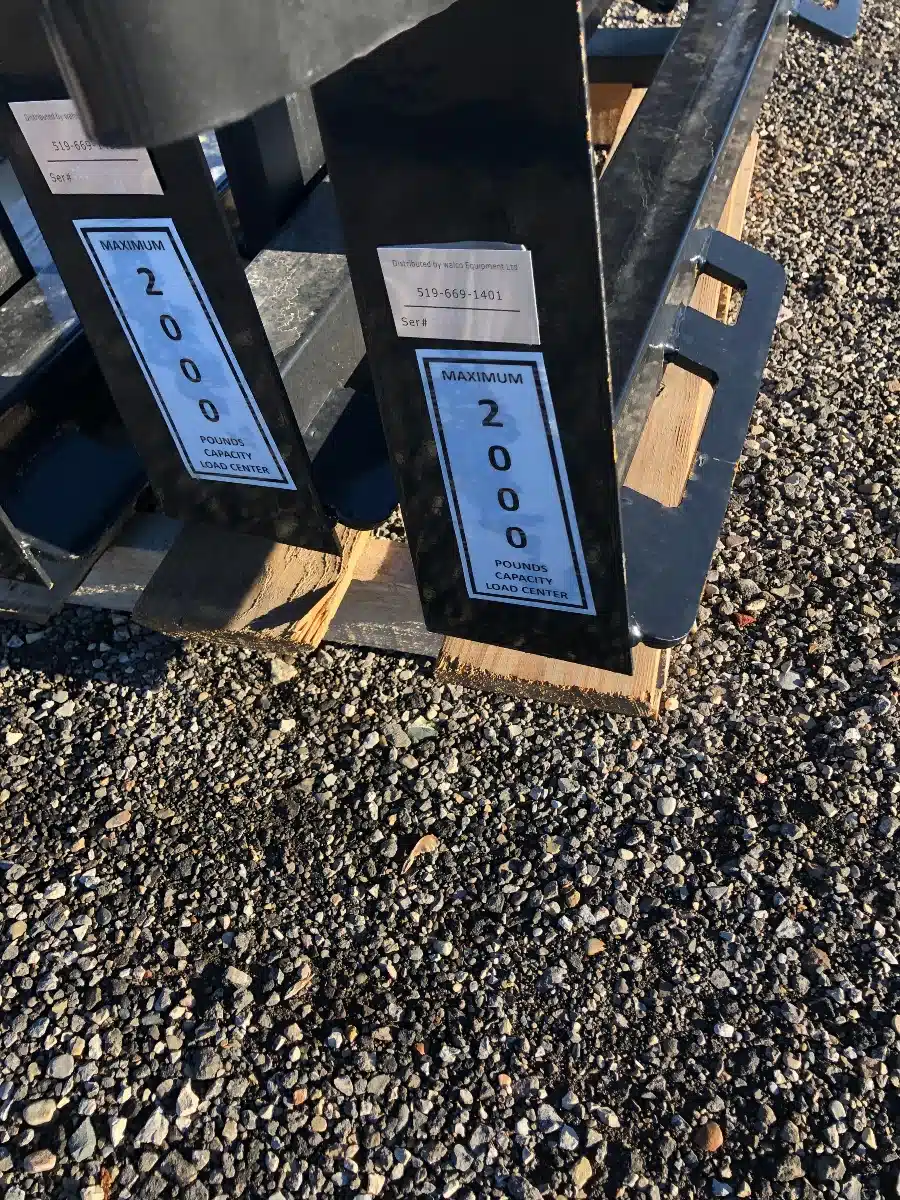 Gallery image 2 for New HLA 1200lb to 7500 lb Pallet Fork