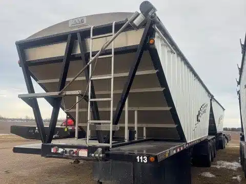 Gallery image 1 for Used 2013 Doepker Tridem Steel Grain Bulker Trailer - Grain