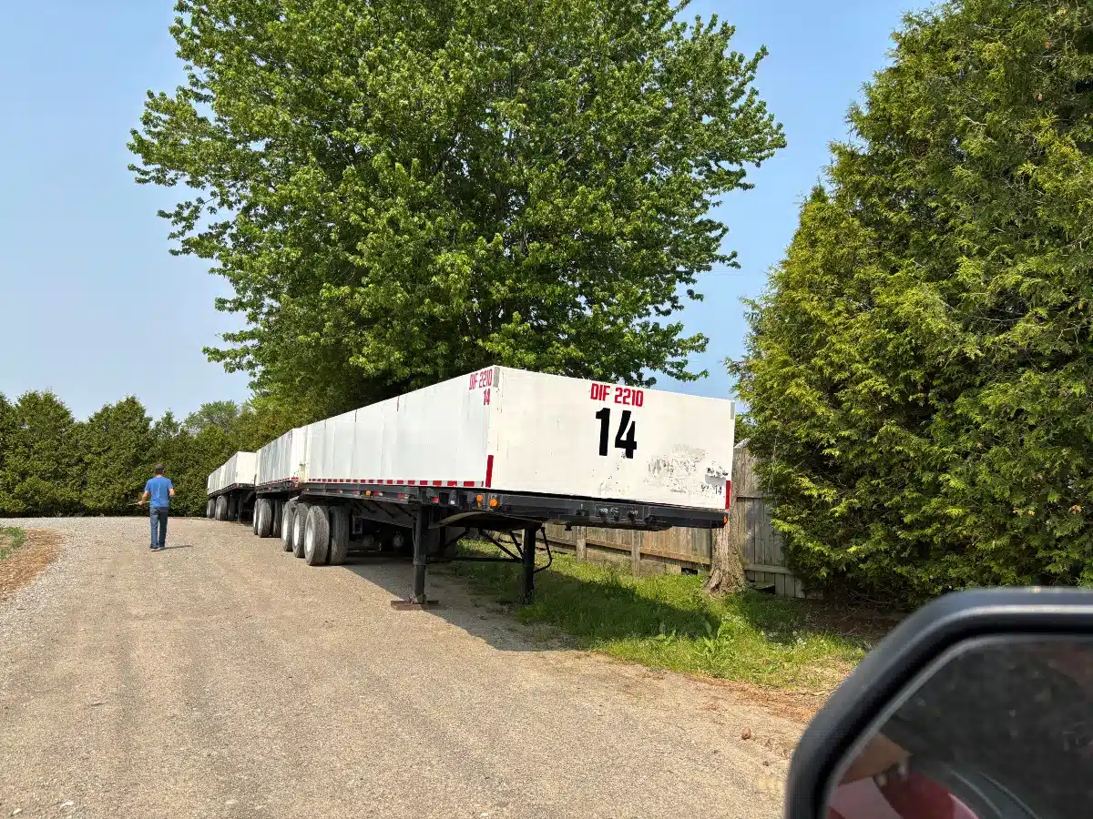 Gallery image 2 for Used RJ Equipment 60' Tomato Tubs on Trailers *2 sets Trailer