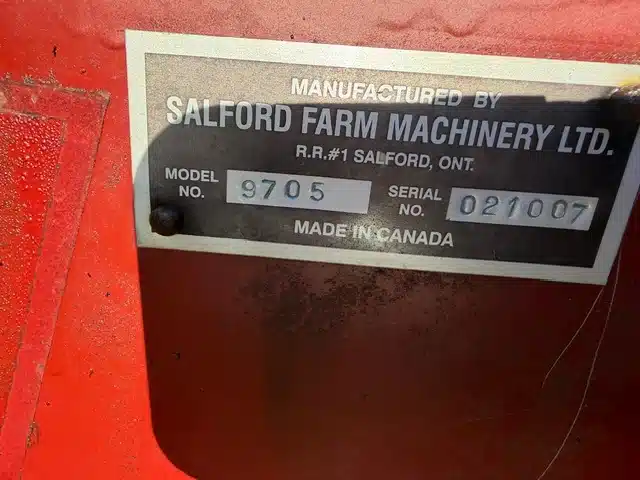 Gallery image 2 for Salford 9705 - 5 Shank Wing Plow