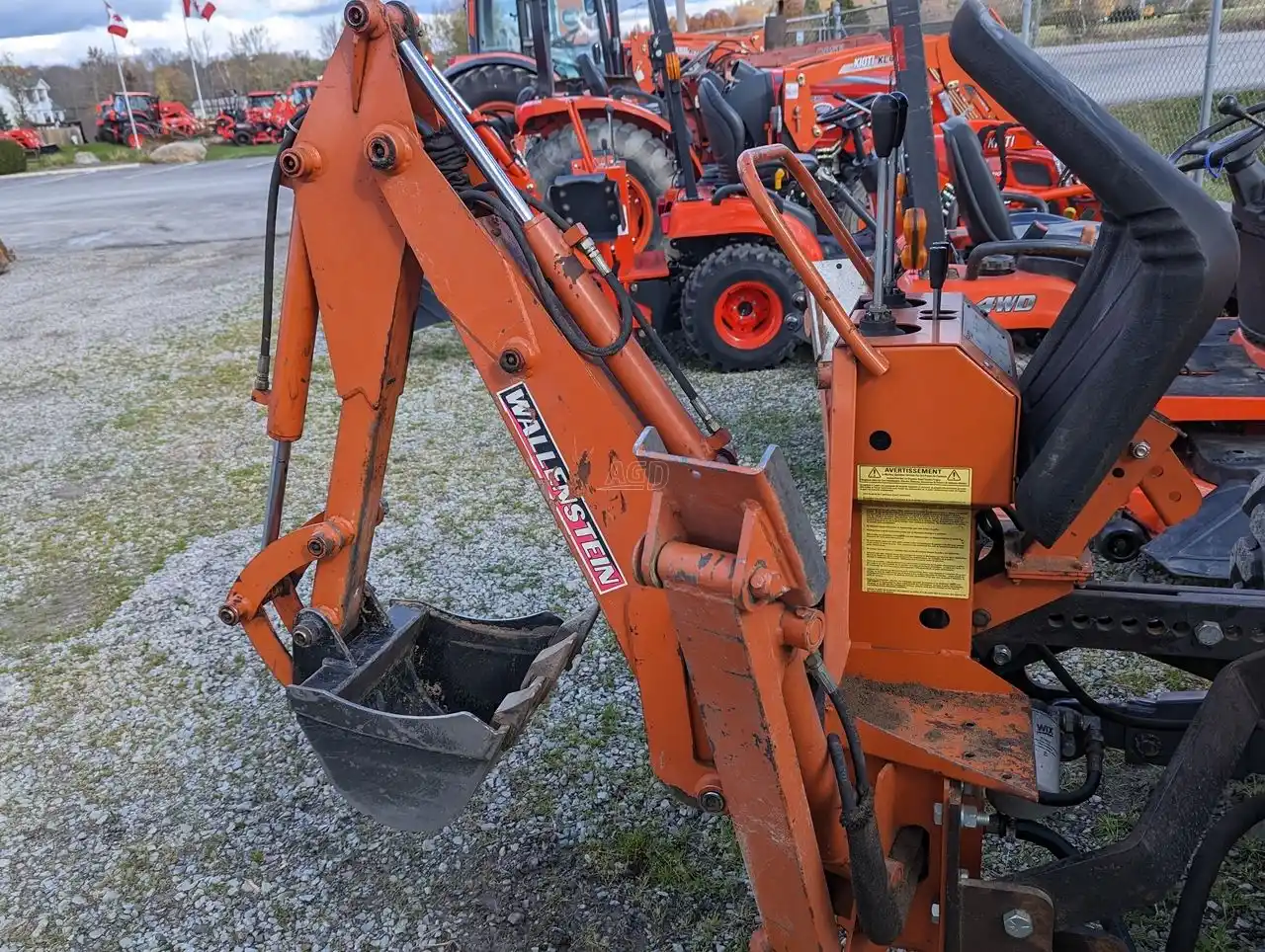 Used Wallenstein Gx500 Backhoe Attachment Agdealer 3657