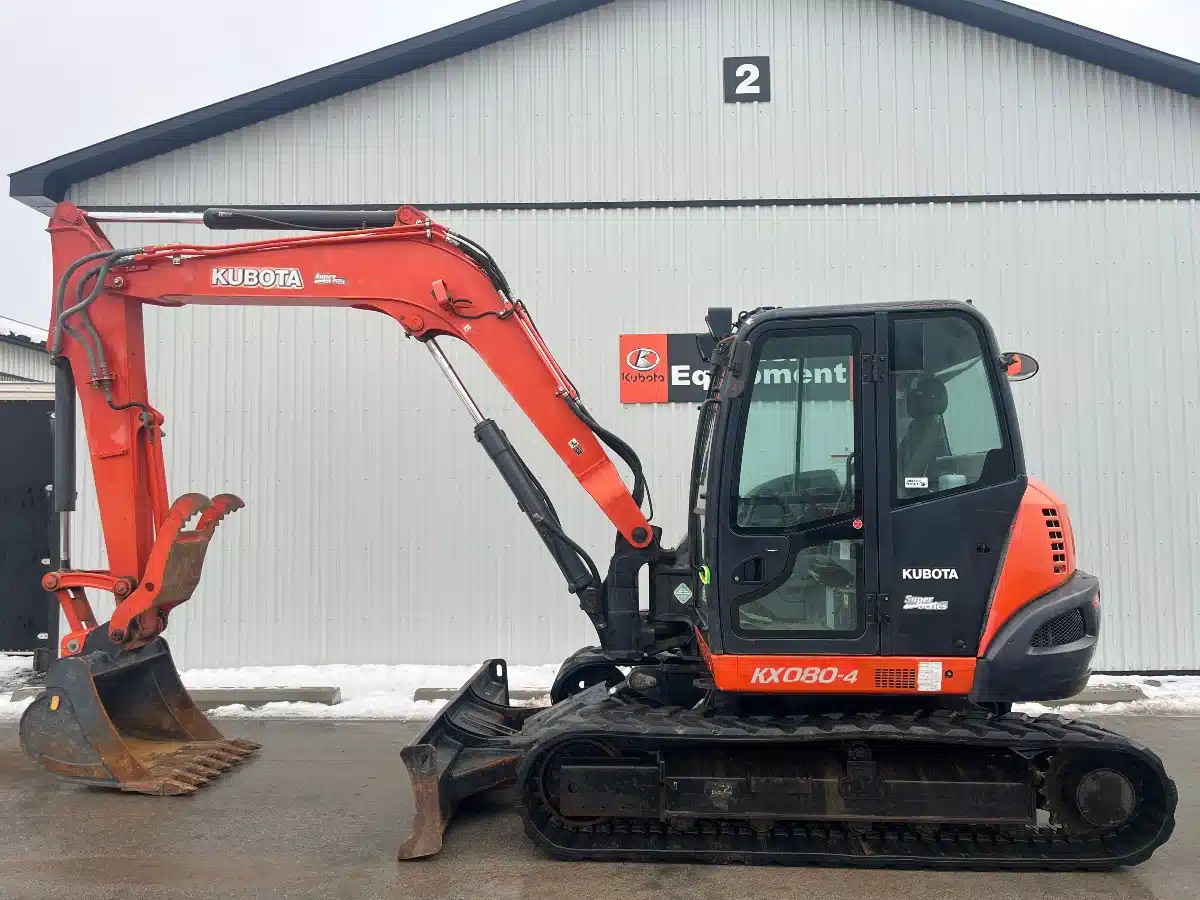 2017 Kubota KX080-4 Excavator