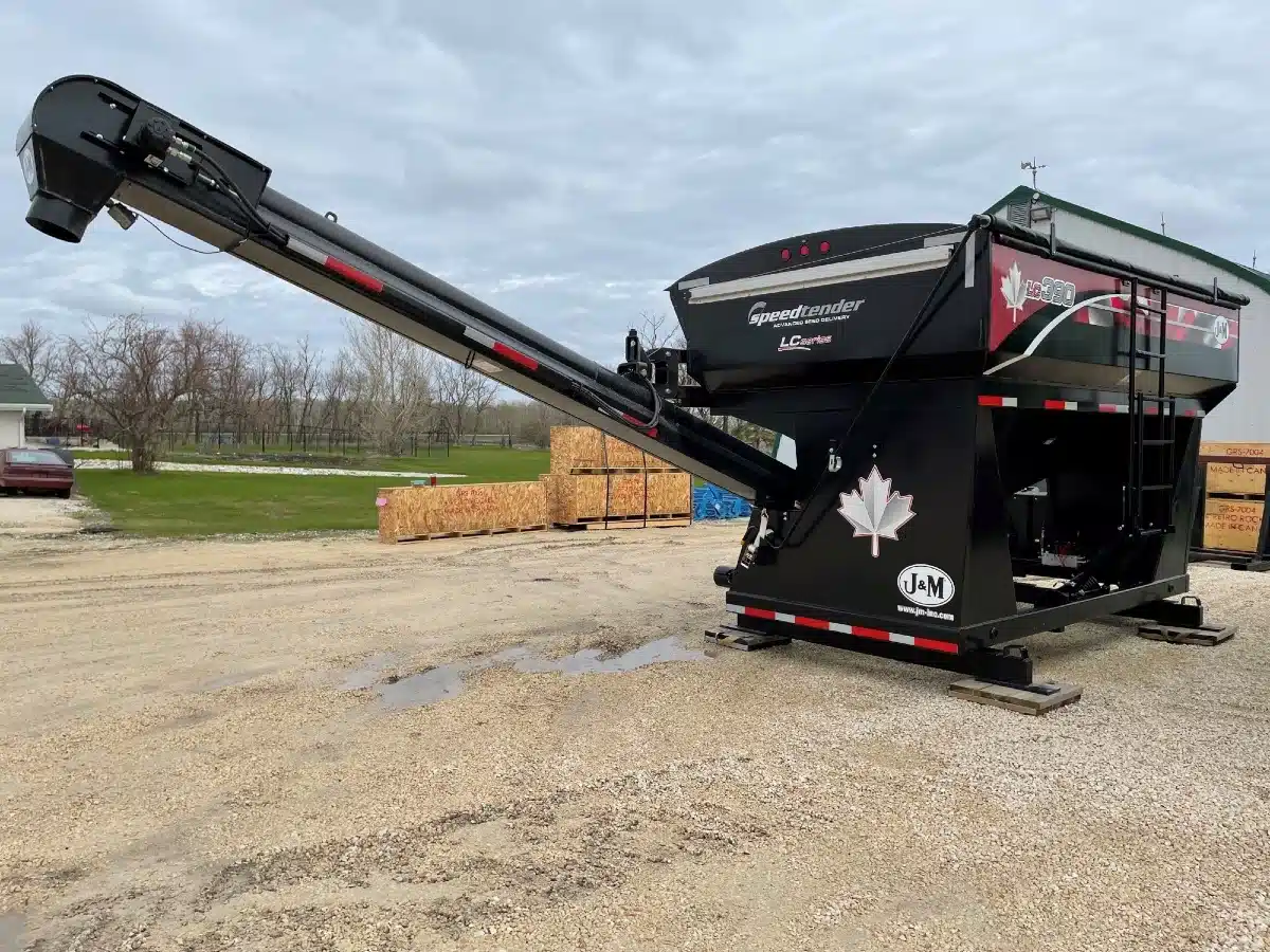 Gallery image 1 for New J&M LC390 Skid Mount Bulk Seed Tender Seed Tender