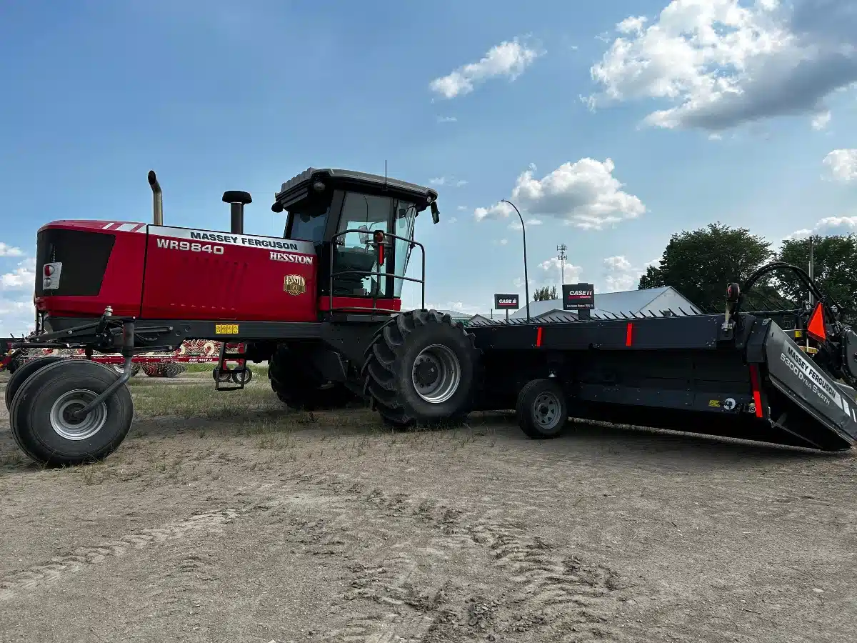 Gallery image 1 for Used 2017 Massey Ferguson WR9840 Windrower
