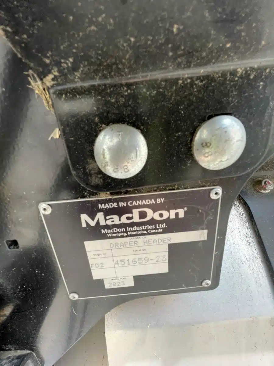 Gallery image 1 for Used 2023 MacDon FD240 Header - Flex Draper