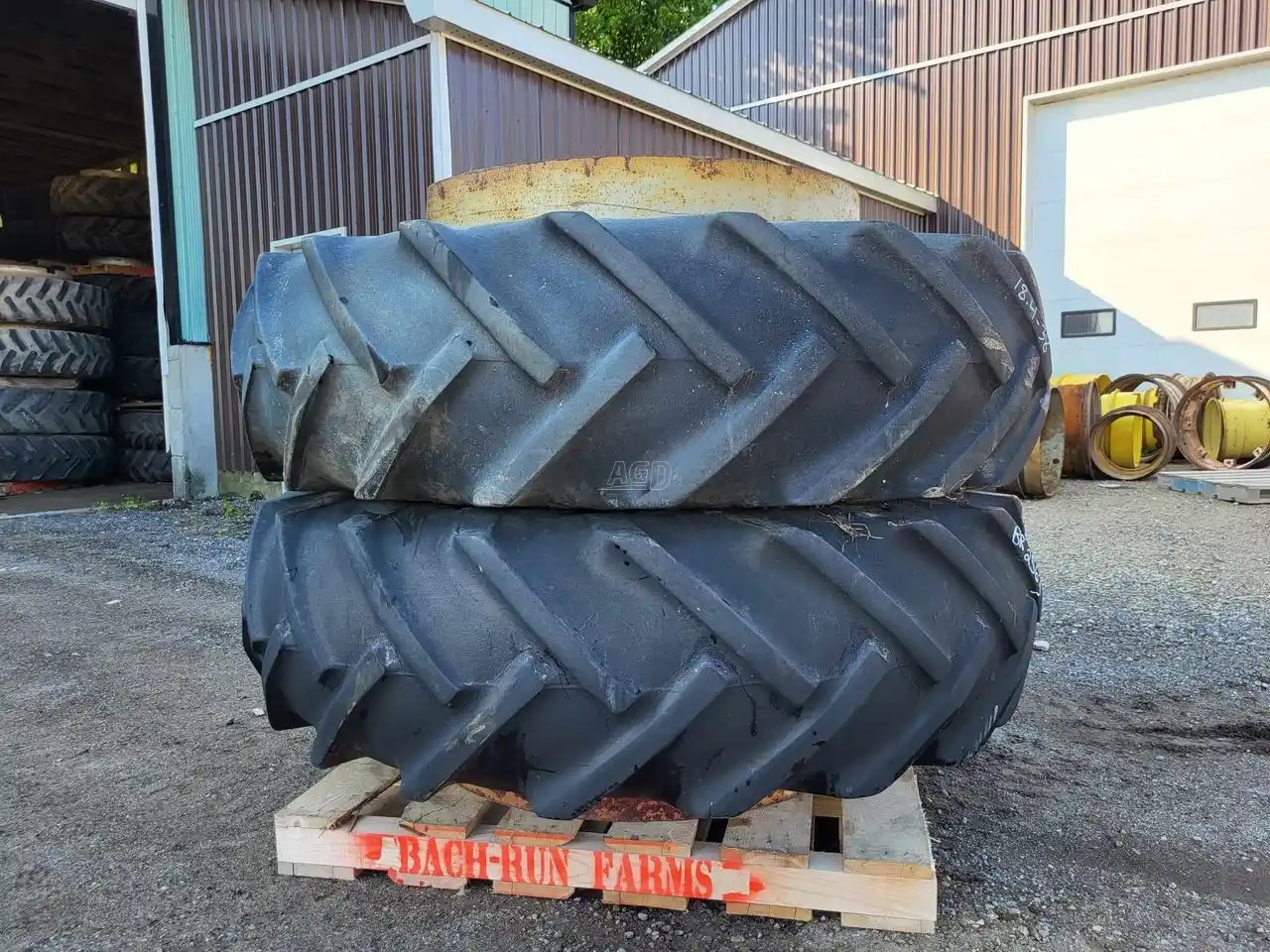 Gallery image 2 for Used Goodyear 18.4-38 Tires & Rims