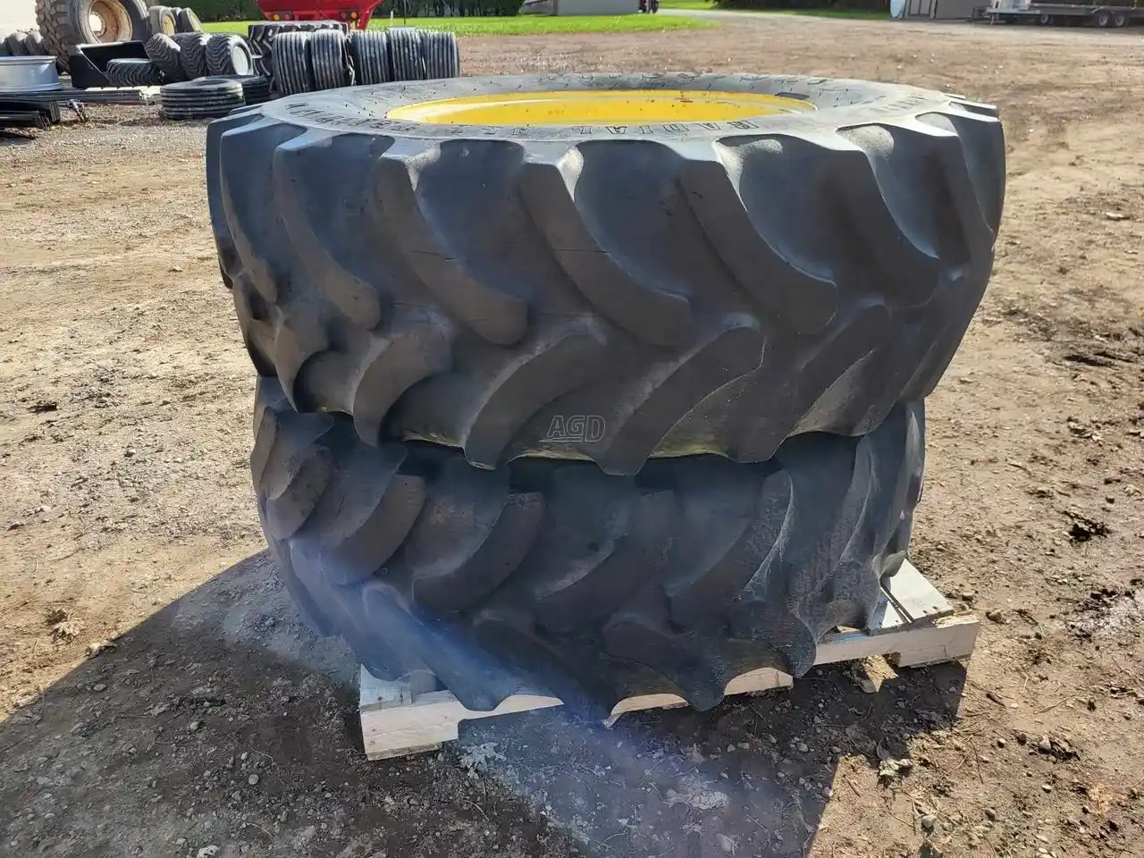 Gallery image 2 for Used Firestone 480/70R30 Tires & Rims