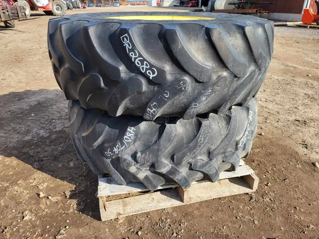 Gallery image 1 for Used Firestone 480/70R30 Tires & Rims