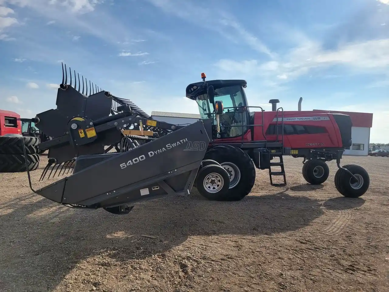 Gallery image 2 for New 2023 Massey Ferguson WR197 Windrower