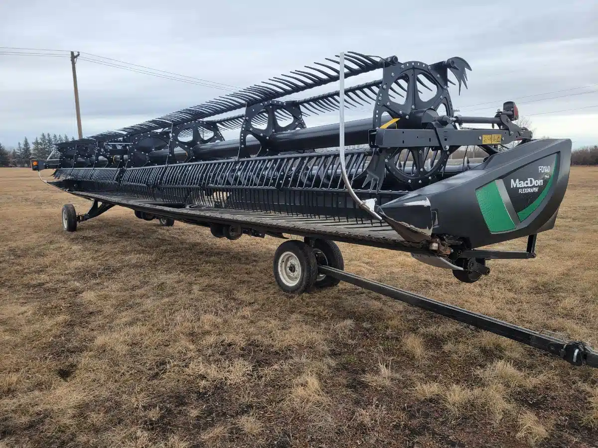 Used 2021 MacDon FD140 Header - Flex Draper