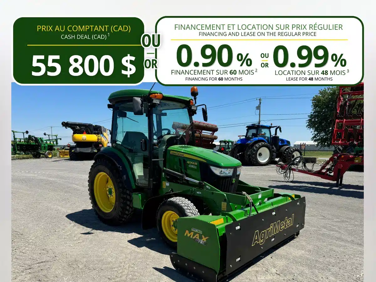 Photo de la Galerie 1 pour 2019 John Deere 4066R Tracteur