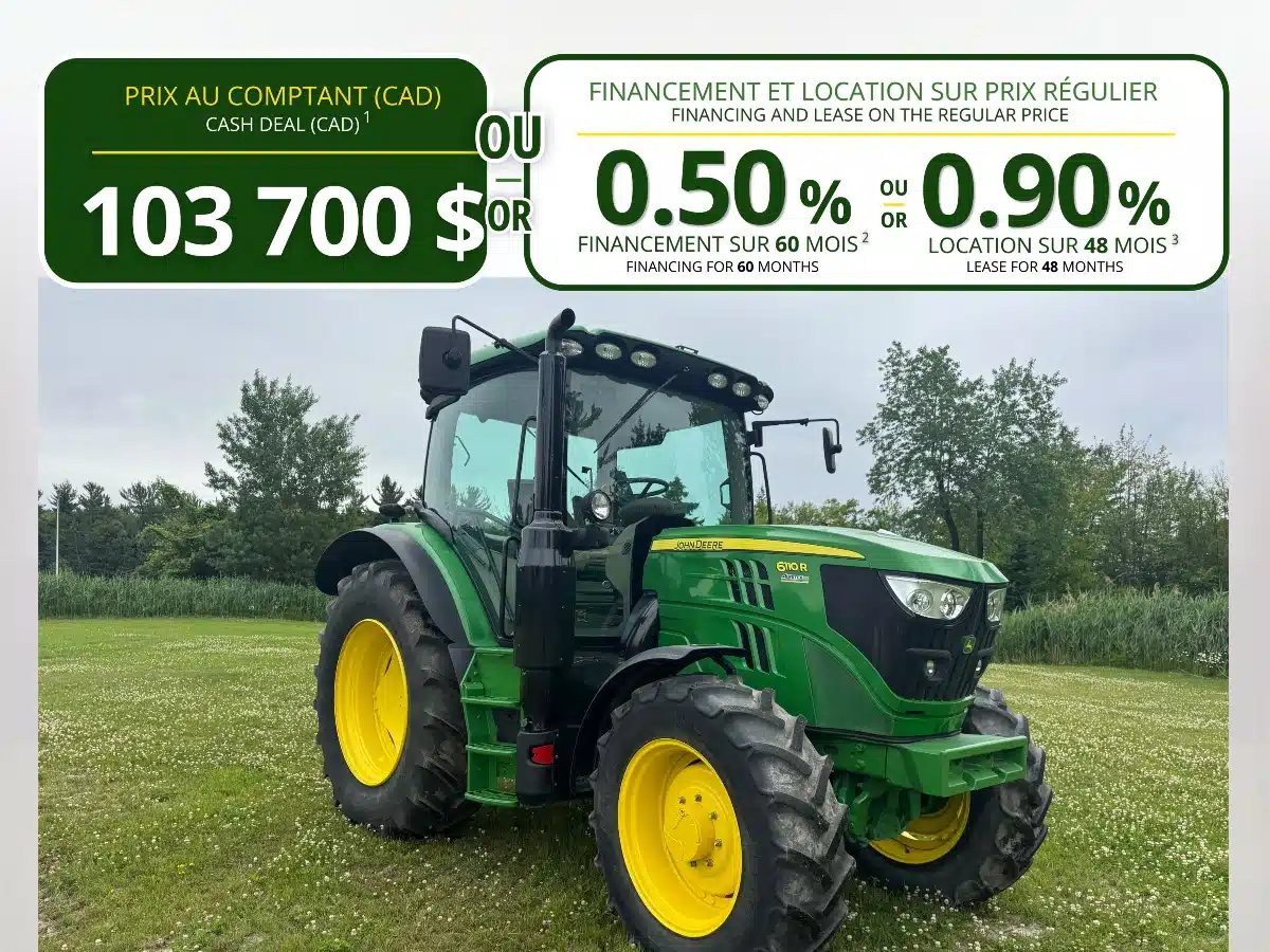 Gallery image 1 for 2020 John Deere 6110R Tractor