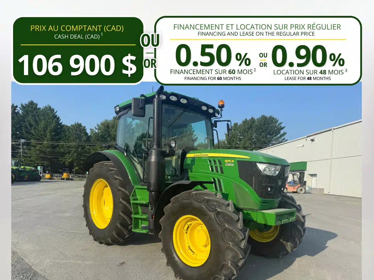 Gallery image 1 for 2020 John Deere 6110R Tractor
