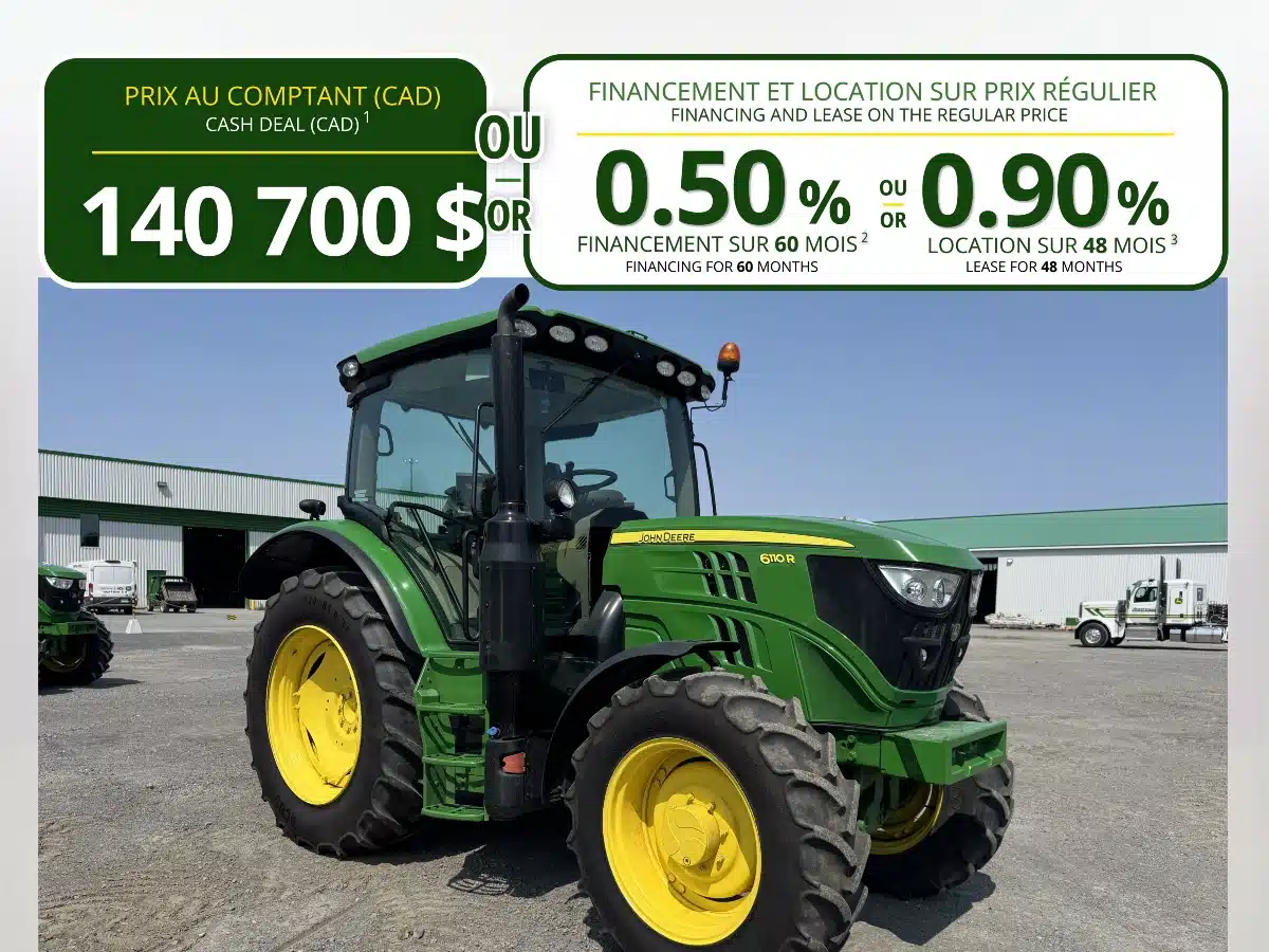 Photo de la Galerie 1 pour 2021 John Deere 6110R Tracteur