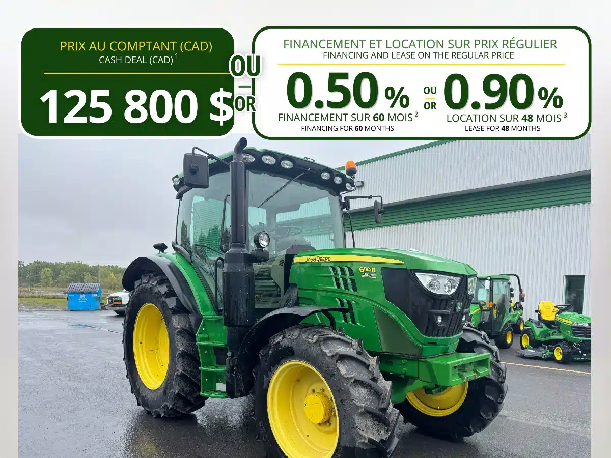 Gallery image 1 for 2020 John Deere 6110R Tractor