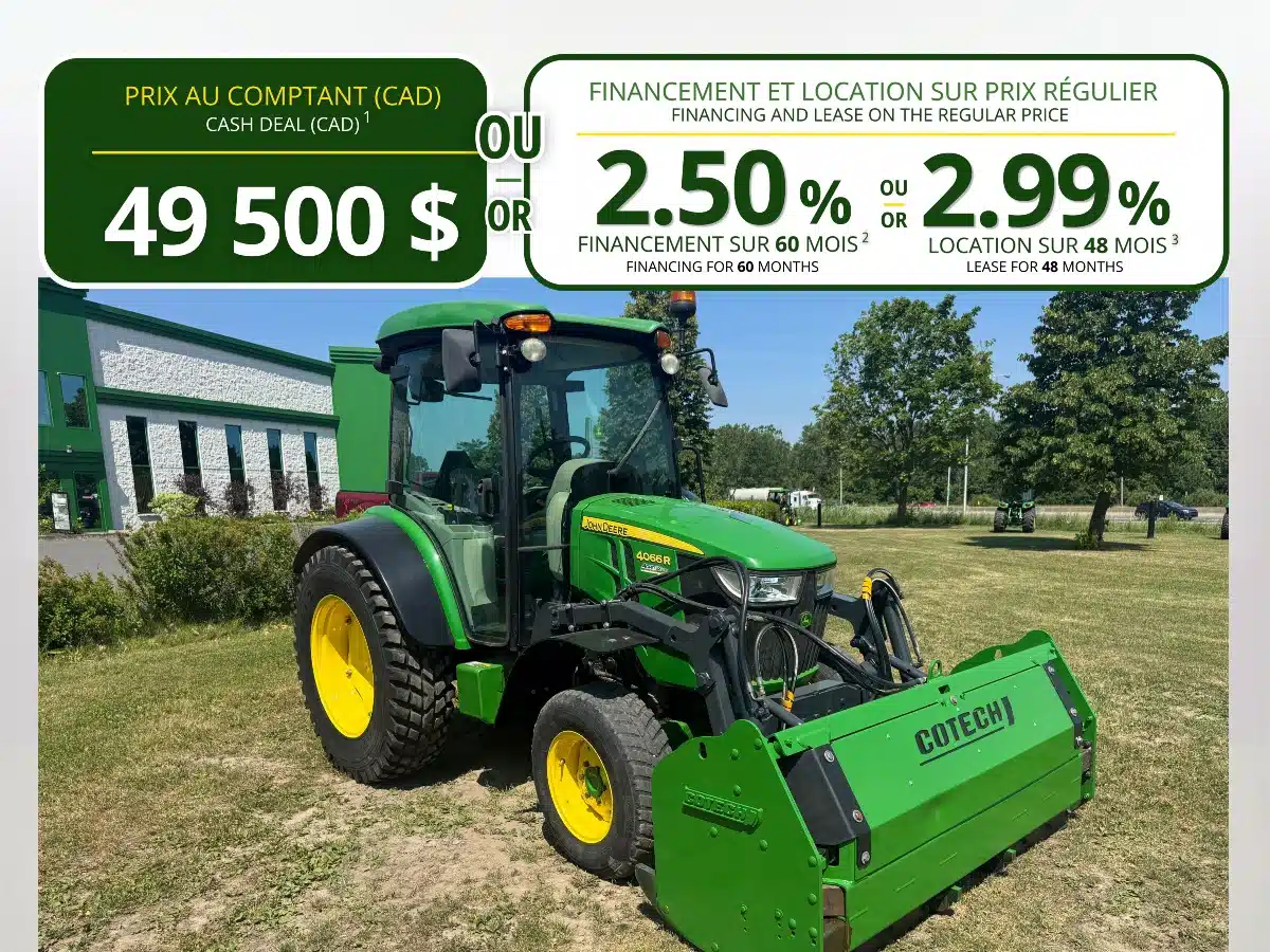 Photo de la Galerie 1 pour 2018 John Deere 4066R Tracteur
