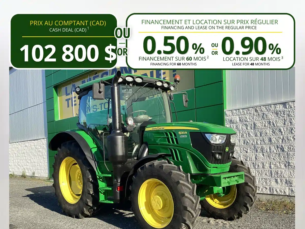 Photo de la Galerie 1 pour 2016 John Deere 6120R Tracteur