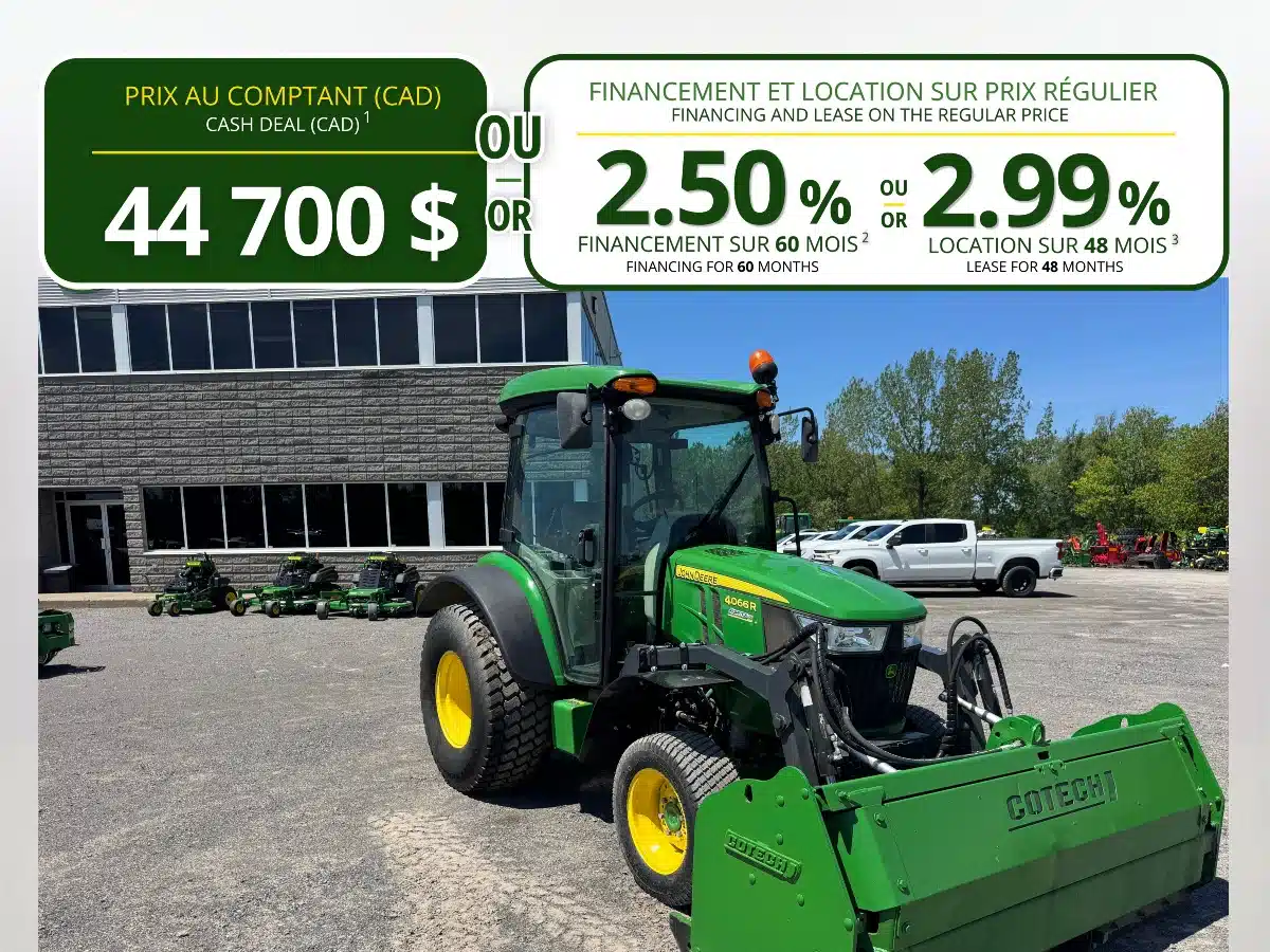 Photo de la Galerie 1 pour 2021 John Deere 4066R Tracteur