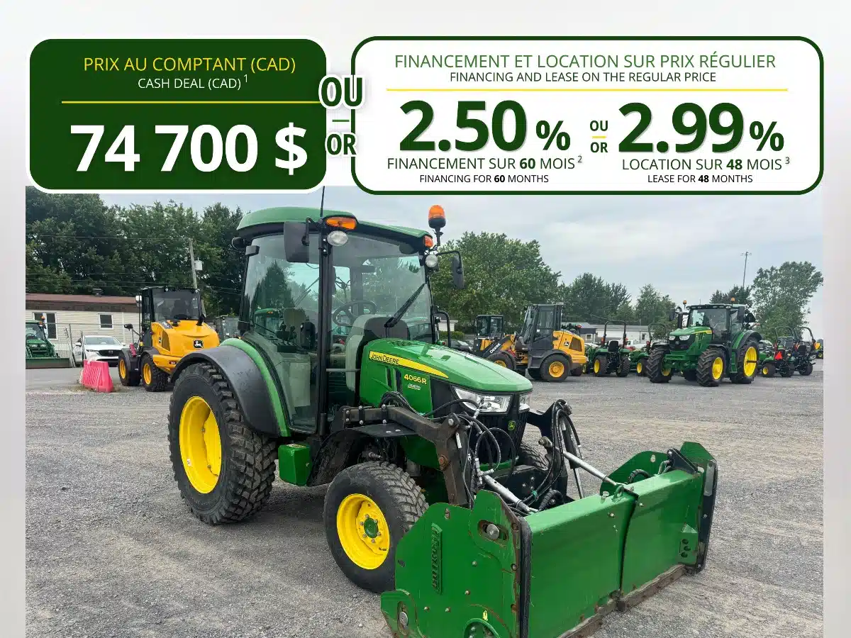 Photo de la Galerie 1 pour 2022 John Deere 4066R Tracteur