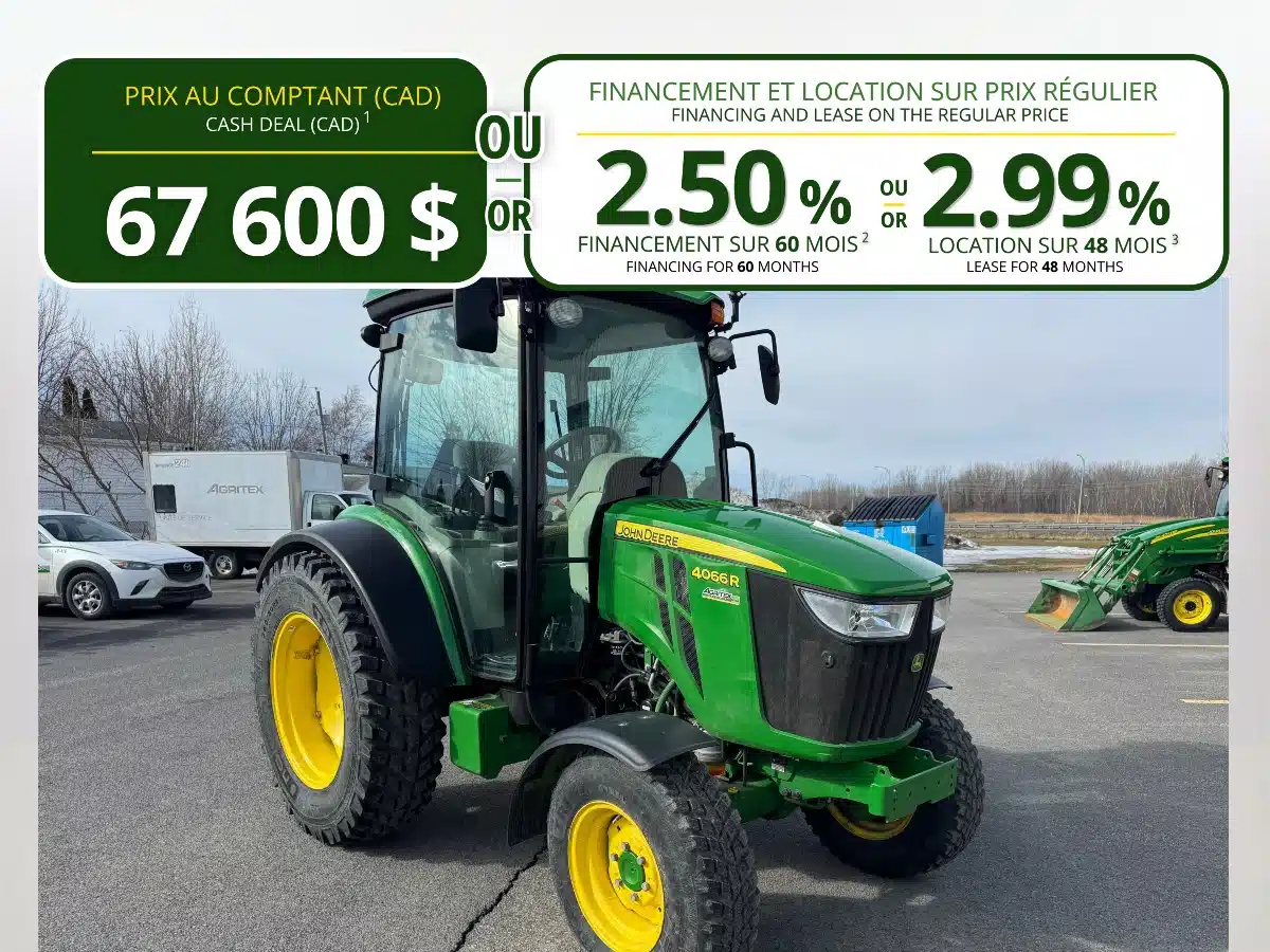 Gallery image 1 for 2022 John Deere 4066R Tractor