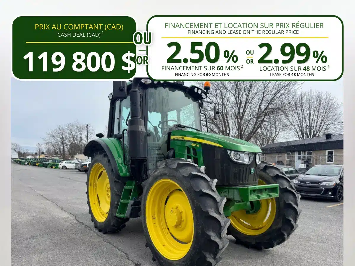 Photo de la Galerie 1 pour 2021 John Deere 6110M Tracteur