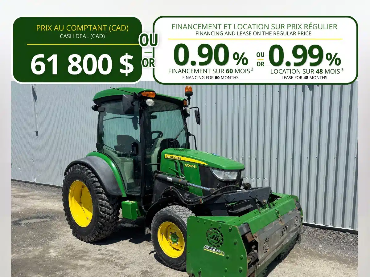 Photo de la Galerie 1 pour 2020 John Deere 4066R Tracteur