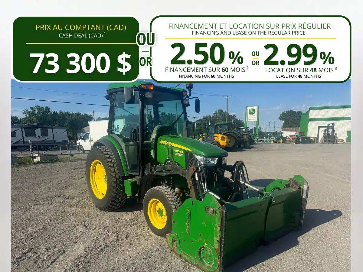 Gallery image 1 for 2022 John Deere 4066R Tractor