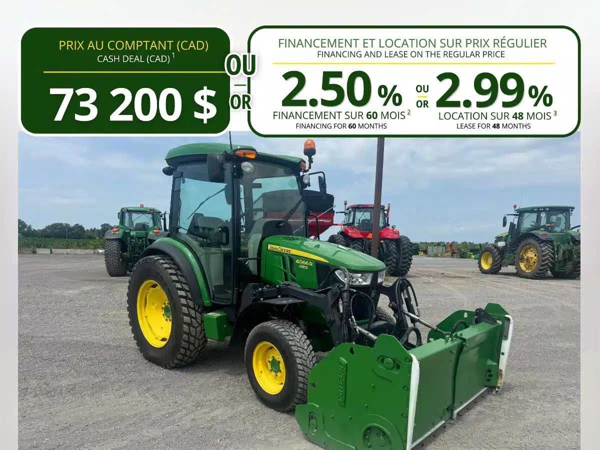 Photo de la Galerie 1 pour 2022 John Deere 4066R Tracteur