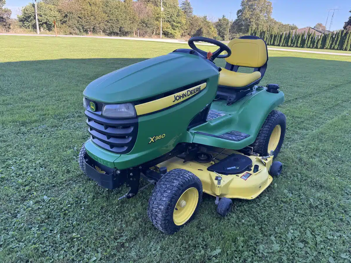 John deere x360 lawn mower sale