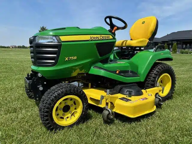Gallery image 1 for Used 2022 John Deere X758 Lawn Tractor