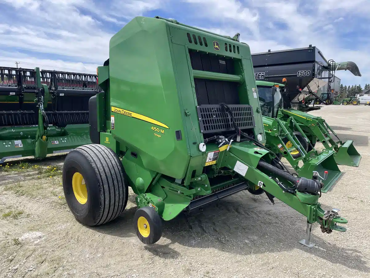 Gallery image 2 for Used 2023 John Deere 450M Round Baler