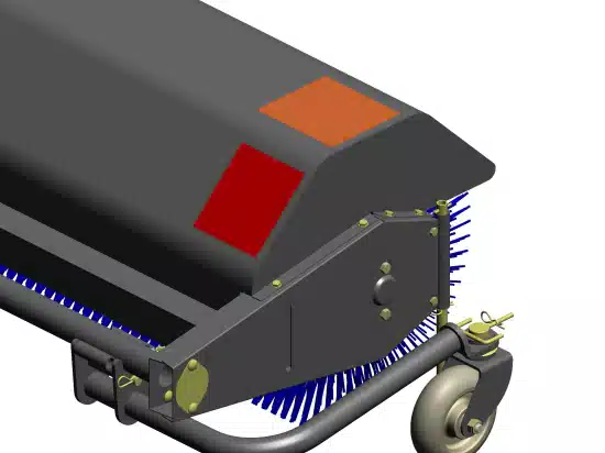 Gallery image 2 for Used 2025 Bercomac 48" ROTARY BROOM Sweeper