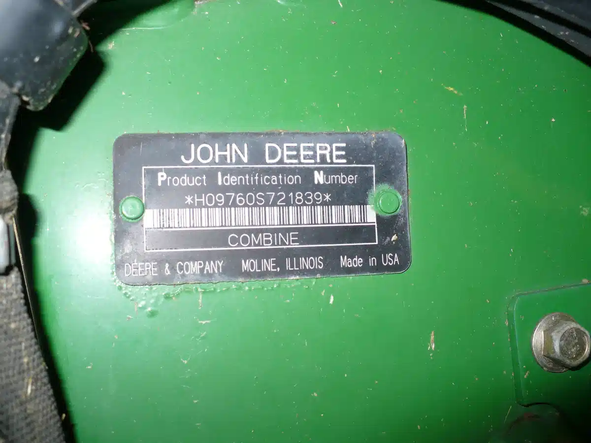 Used 2007 John Deere 9760 STS Combine