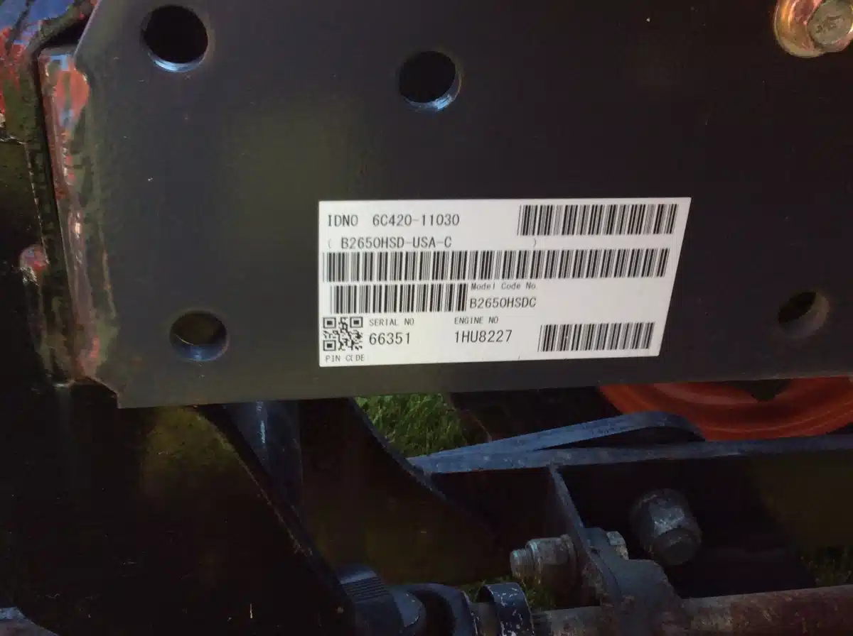 Gallery image 2 for 2017 Kubota B2650HSDC Tractor